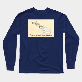 This is Not a Pipe(line): Surrealism in Software Long Sleeve T-Shirt